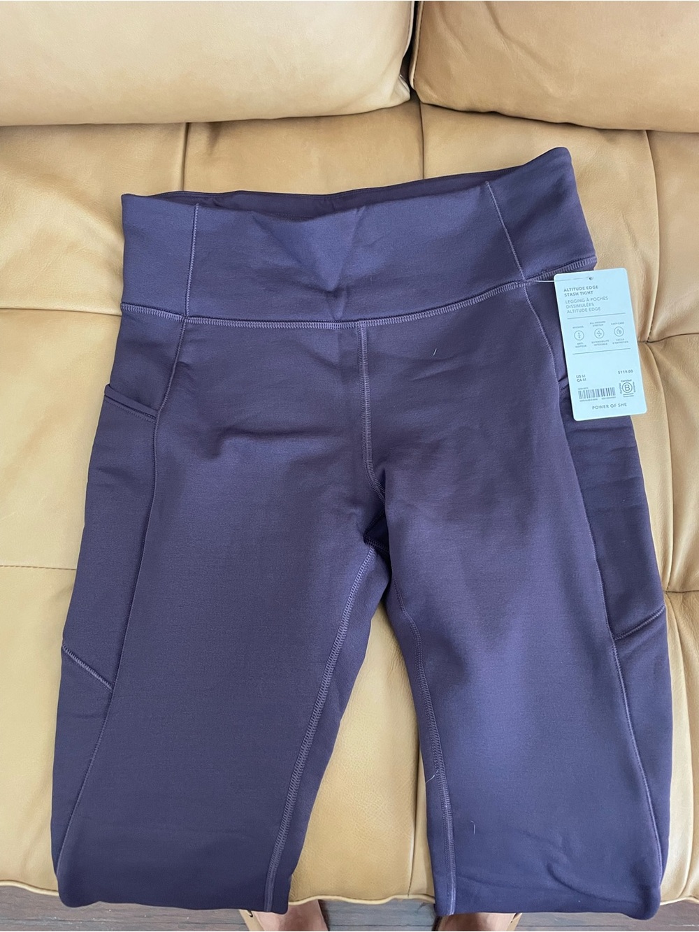 Athleta Altitude Edge Slash Tights